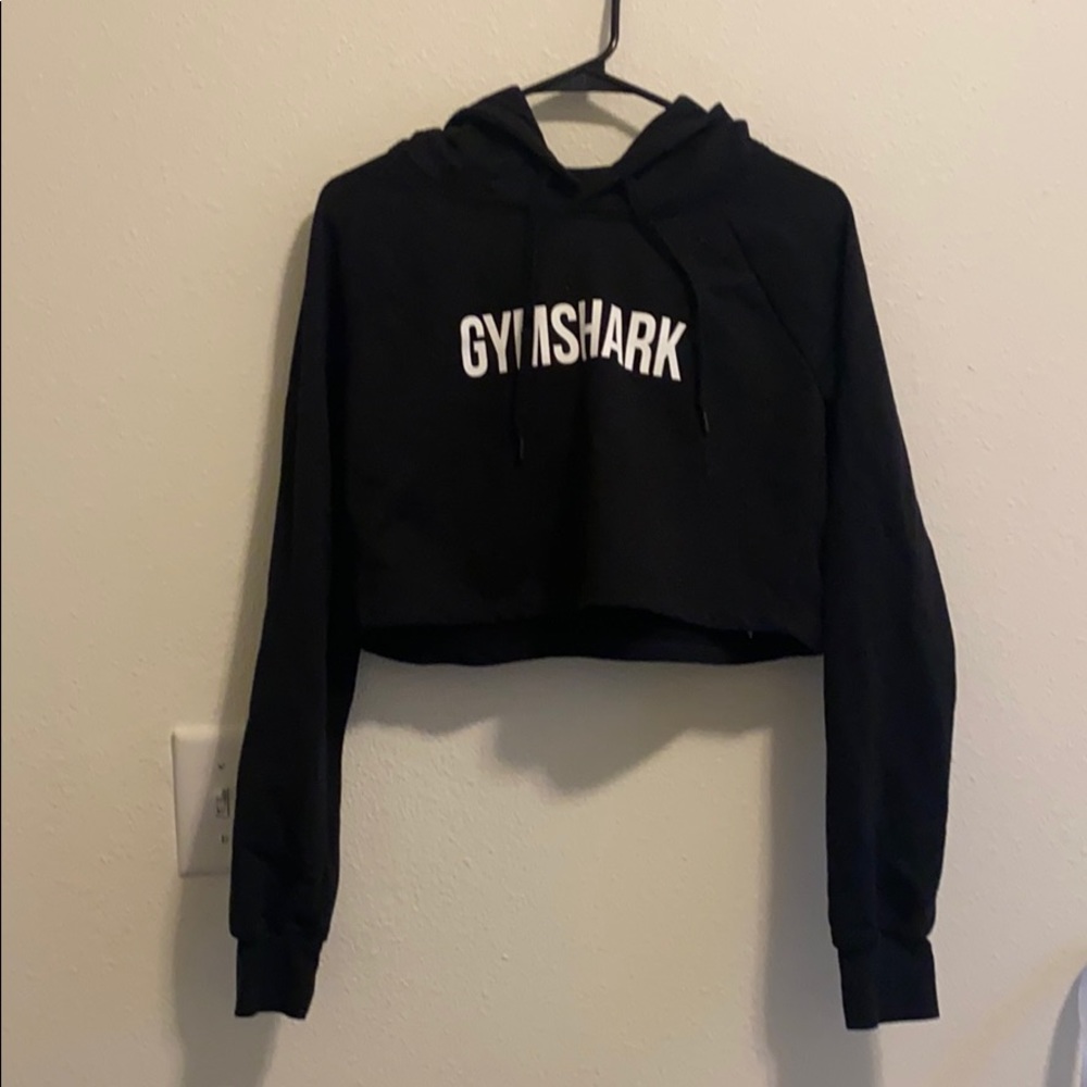 Gym shark crop hoodie.